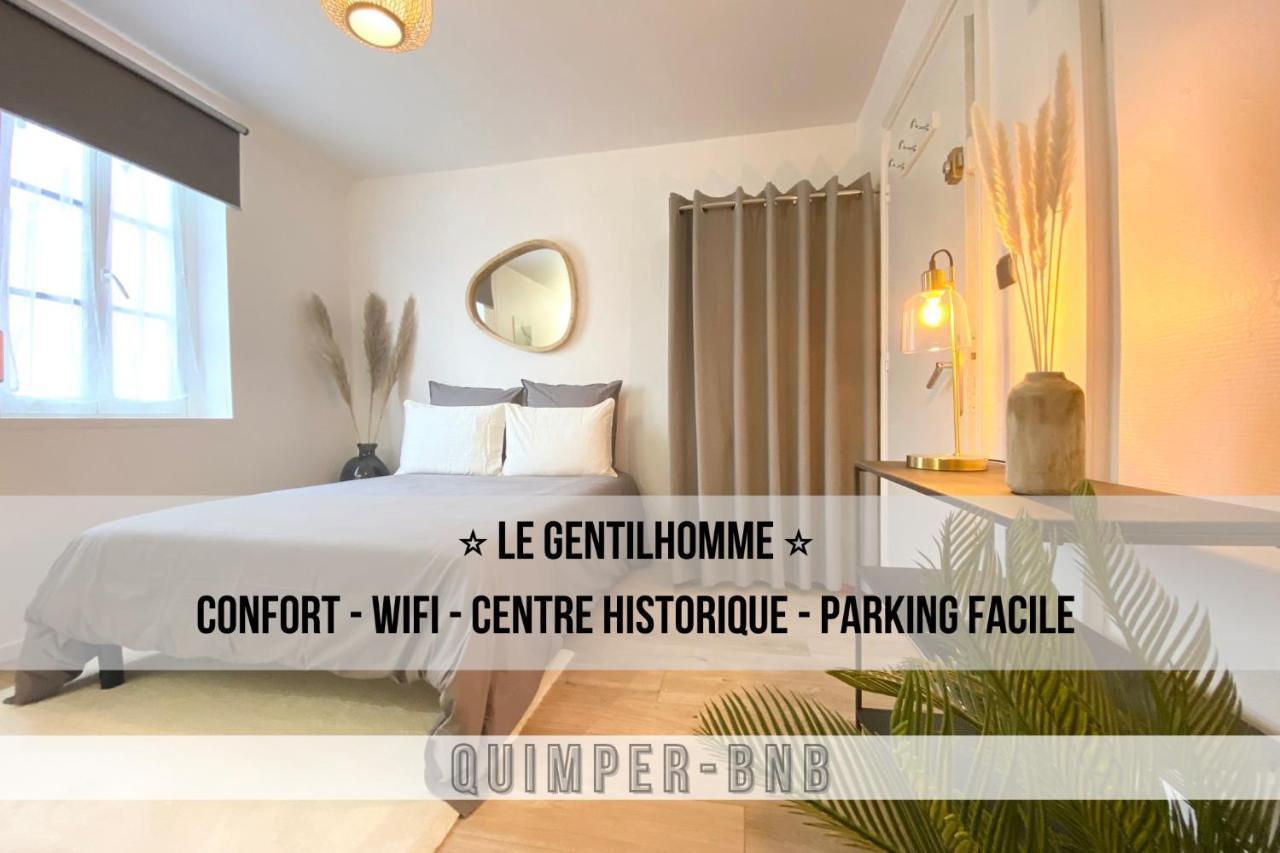 Le Gentilhomme - Studio - Entree Autonome - Plein Centre Historique カンペール エクステリア 写真